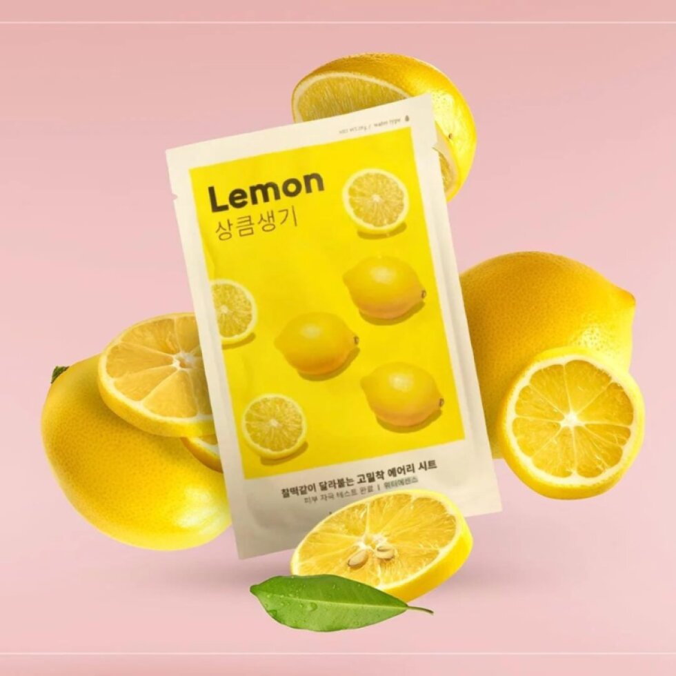 MISSHA - Airy Fit Sheet Mask Lemon - Citronová textilní maska - 19 g