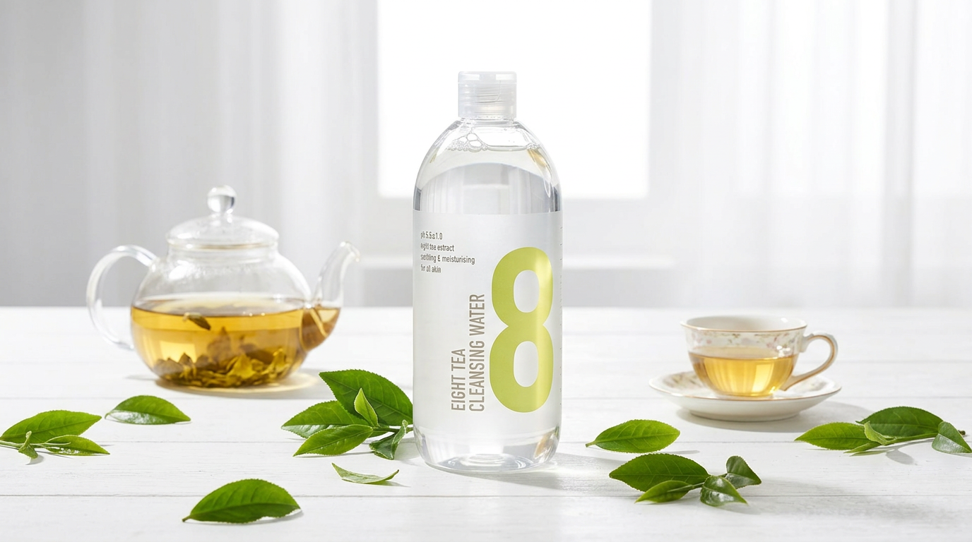 B.O.M. - Eight Tea Cleansing Water - Čisticí pleťová voda s extrakty z čajovníku - 500 ml