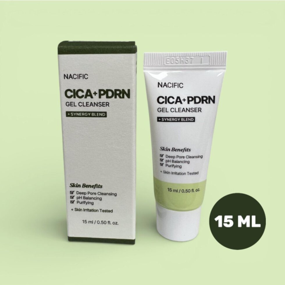 NACIFIC - Cica PDRN Gel Cleanser - Čisticí gel s Cica a PDRN - 15 ml