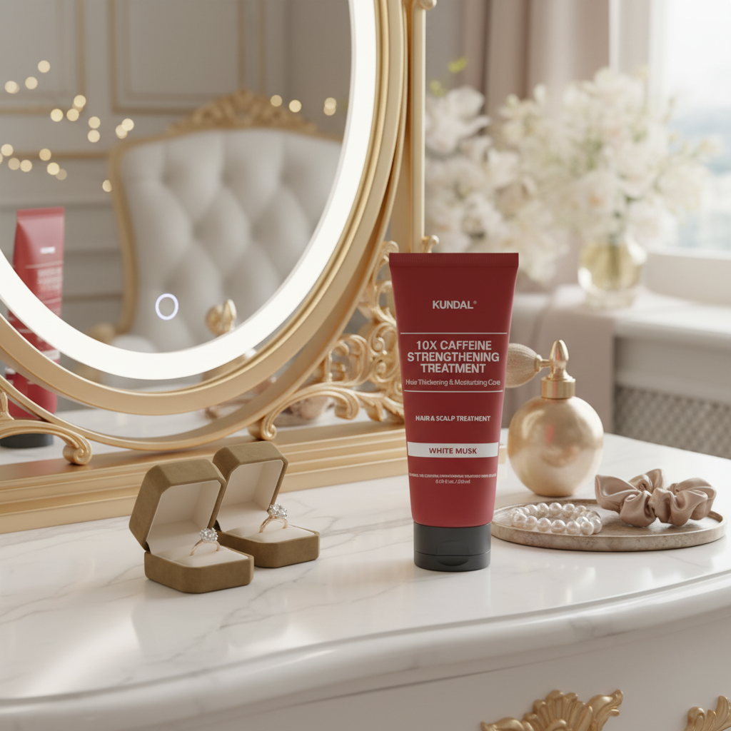 KUNDAL - 10X Caffeine Strengthening Treatment - Posilující vlasová kúra s 10× kofeinem - 200 ml