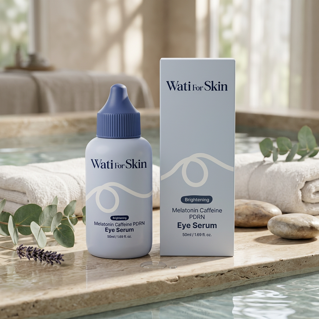 WATI FOR SKIN - Melatonin Caffeine PDRN Eye Serum - Oční sérum zaměřené na redukci otoků, tmavých kruhů a prvních známek stárnutí - 50 ml