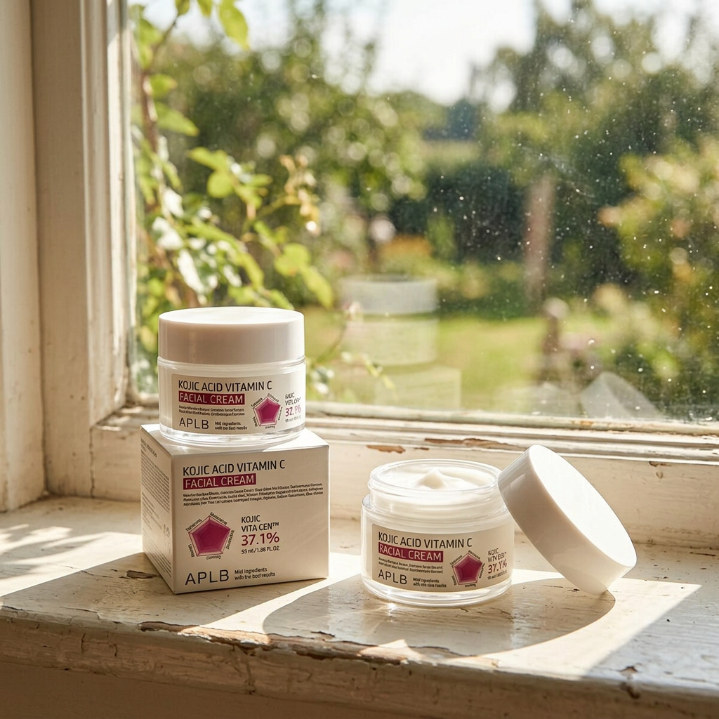 APLB - Kojic Acid Vitamin C Facial Cream - Revitalizační krém s kyselinou kojovou a vitaminem C - 55 ml