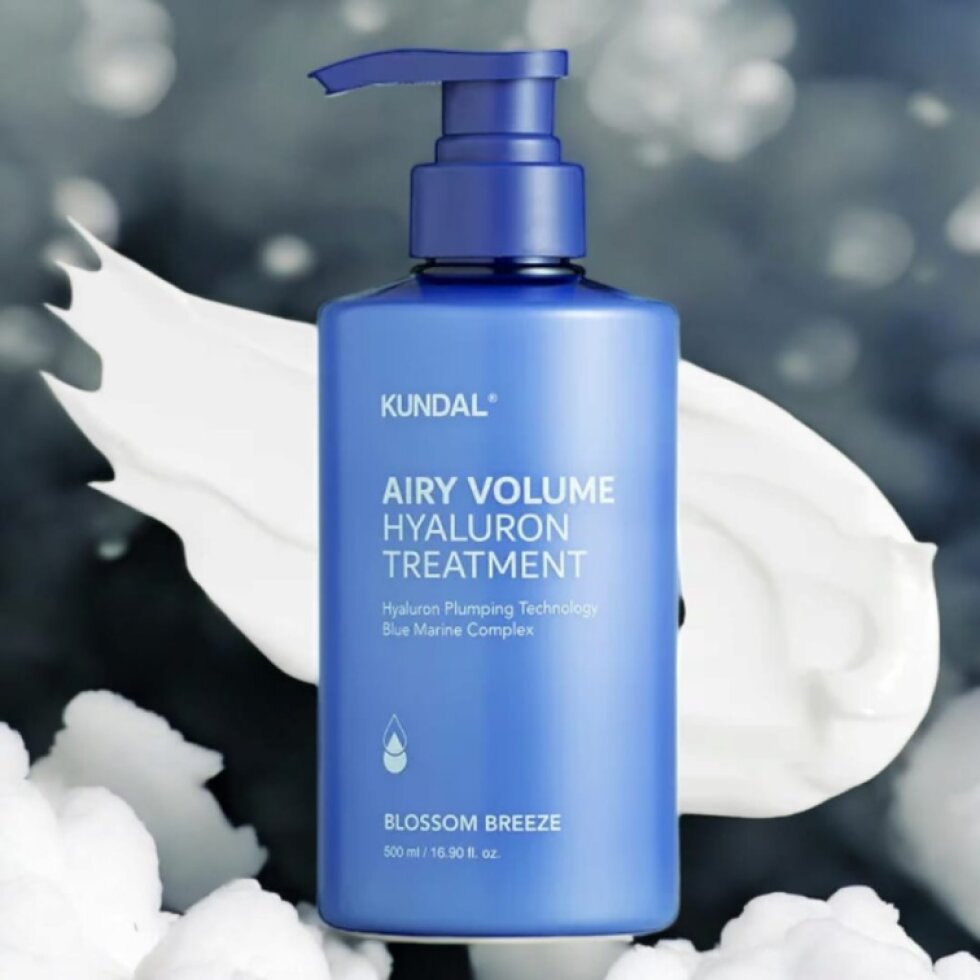 Kundal Airy Volume Hyaluron Treatment - Hydratační objemový kondicionér s vůní BLOSSOM BREEZE - 500 ml
