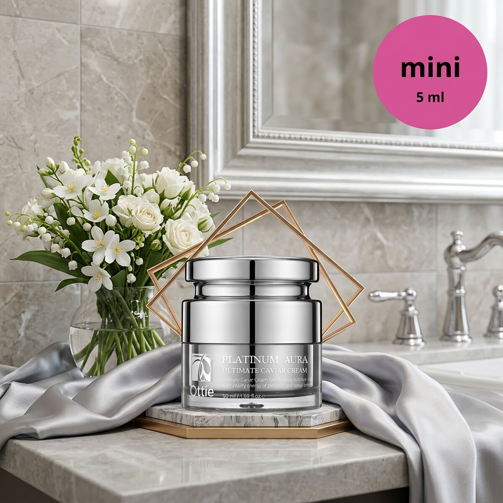 OTTIE - Platinum Aura Ultimate Capsule Cream - Prémiový platinový krém s kapsličkami - 5 ml