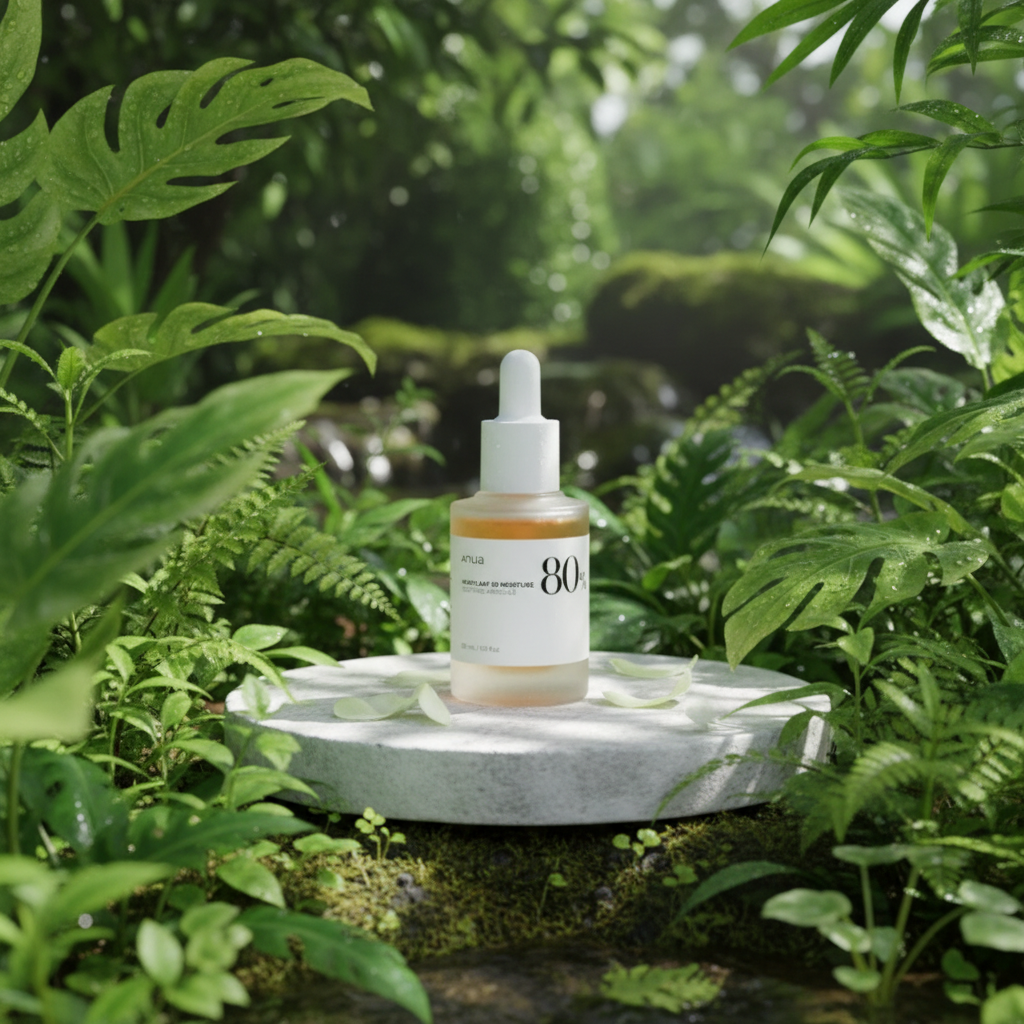 ANUA - Heartleaf 80% Soothing Ampoule - Zklidňující ampule s 80% extraktem z toulně srdčité - 30 ml