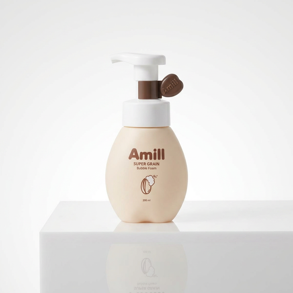 AMILL - Super Grain Bubble Foam - Jemná čisticí pěna s fermentovanými super-zrny - 200 ml