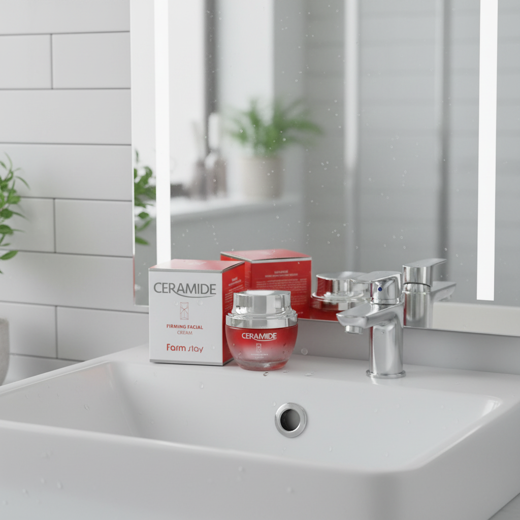 FARM STAY - Ceramide Firming Eye Cream - Krém s ceramidy na oční okolí a hluboké vrásky 50 ml