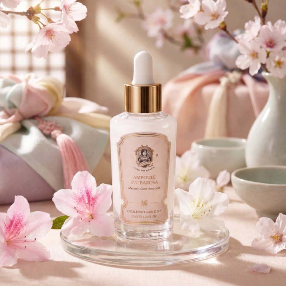 CHALLANS DE PARIS - Ampoule d'Albarosa Excellence - Luxusní rozjasňující ampule - 35 ml