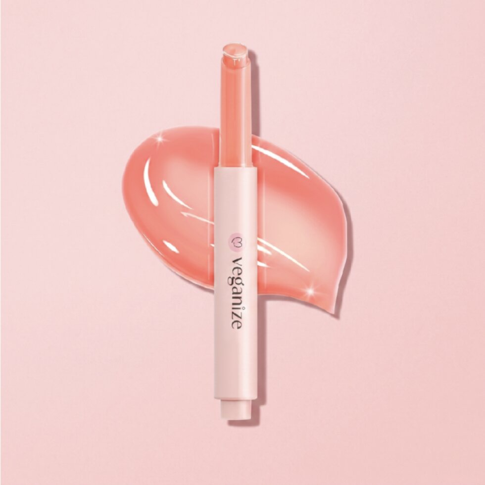VEGANIZE - Collagen Lip Glass Balm 04. Light Peach - Kolagenový balzám na rty - 1,8 g