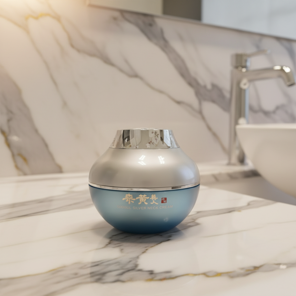 SOOSUL - Silver Neck Cream - Protivráskový krém na oblast krku a dekoltu - 50 ml