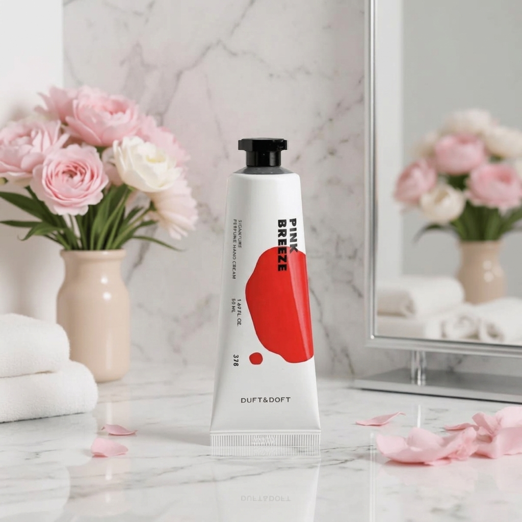 DUFT & DOFT - Signature Perfume Hand Cream Pink Breeze - Parfémovaný krém na ruce Pink Breeze - 50 ml