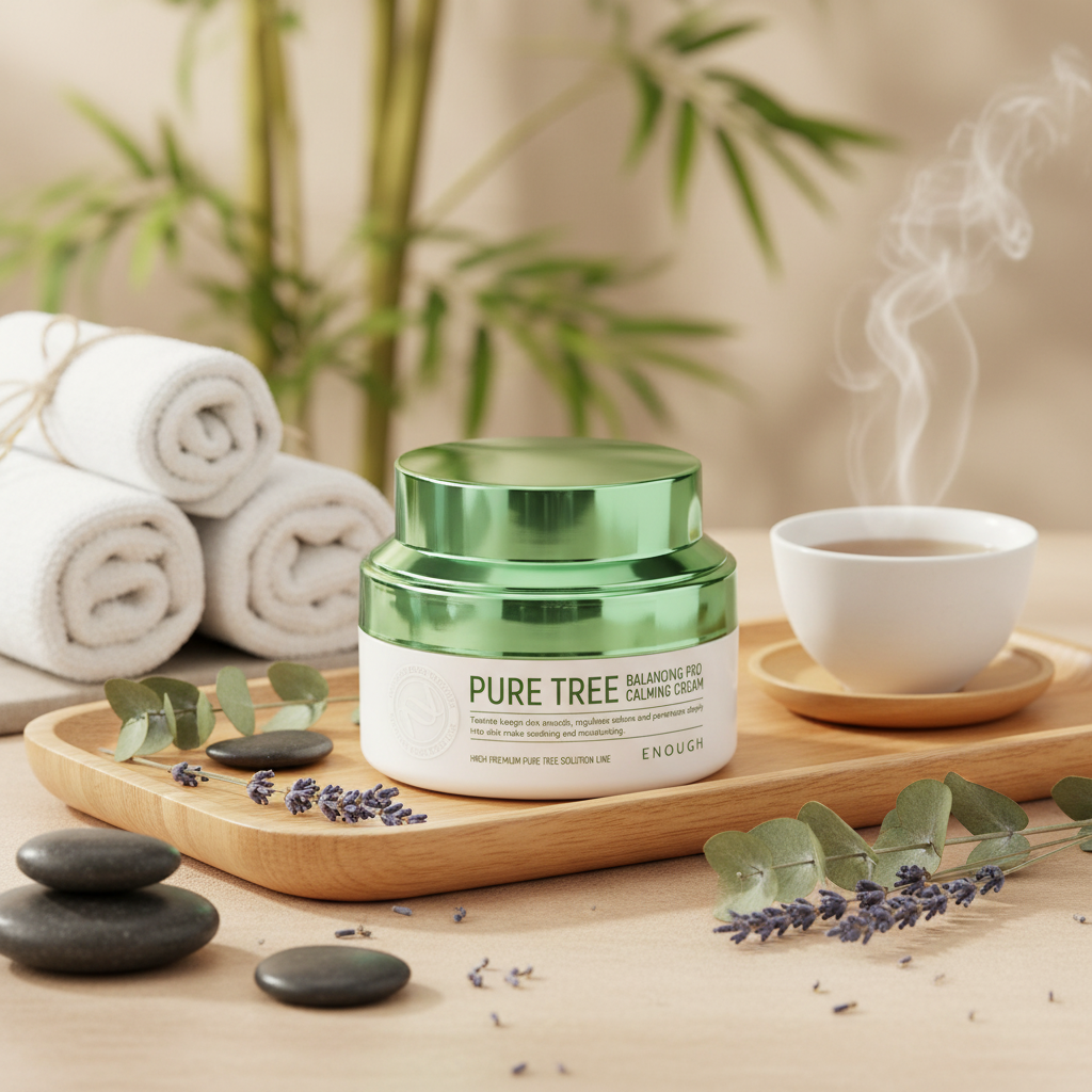 ENOUGH - Pure Tree Balancing Pro Calming Cream - Zklidňující krém s tea tree - 50 ml