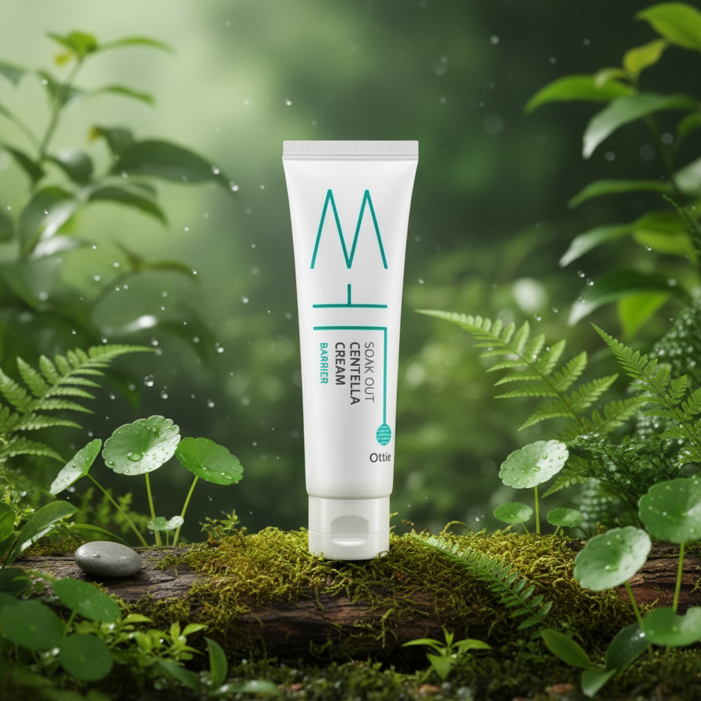 OTTIE - Soak Out Centella Cream - Zklidňující ochranný krém - 15 ml