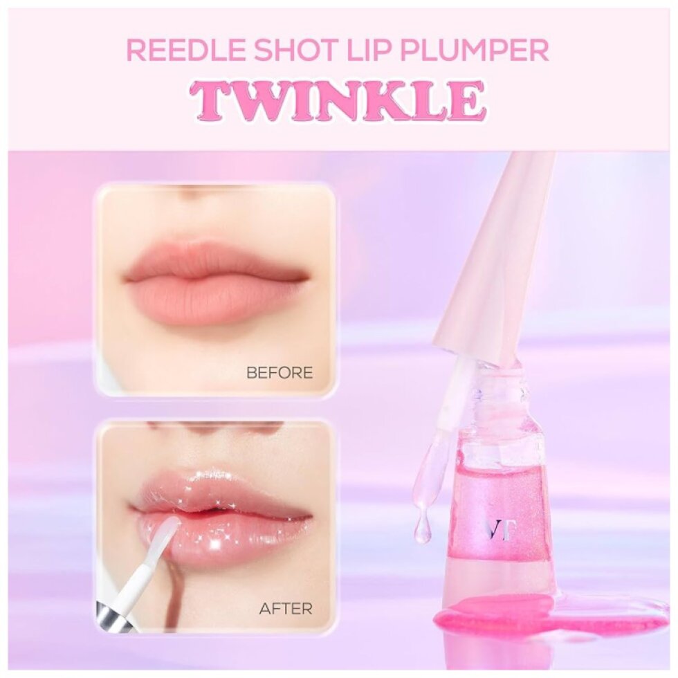 VT - Reedle Shot Lip Plumper - Lesk na rty se zvětšujícím efektem odstín TWINKLE - 4,3 g