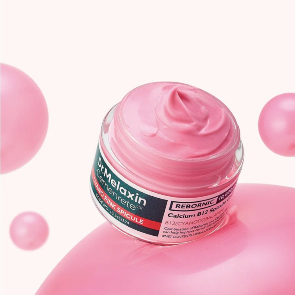 DR. MELAXIN - Cemenrete Cyano Pink Spicule Cream - Růžový regenerační krém s mikrojehličkami - 50 g