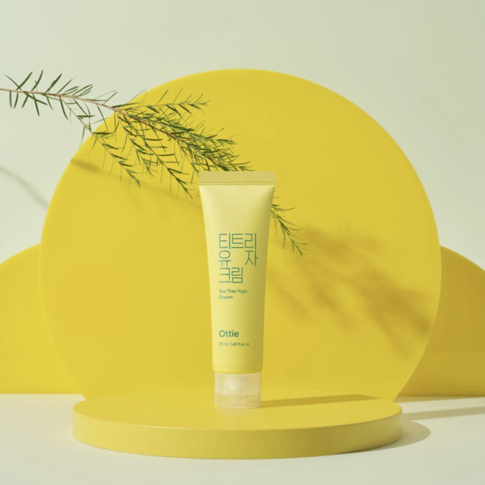 OTTIE - Tea Tree Yuja Cream - Krém s čajovníkem a yujou - 50 ml