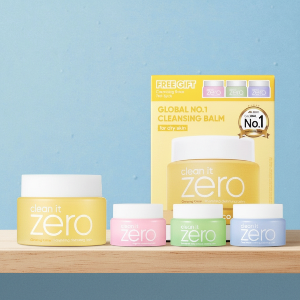 Banila Co - Clean It Zero Cleansing Balm Nourishing SET - Odličovací balzám pro suchou pleť SET - 100 ml + 3*7ml