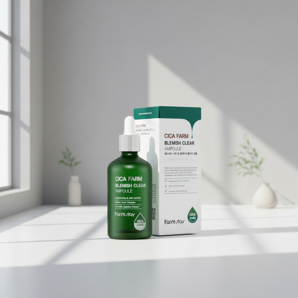 Farm Stay - Cica Farm Blemish Clear Ampoule - Koncentrované pleťové sérum s pupečníkem asijským - 100 ml