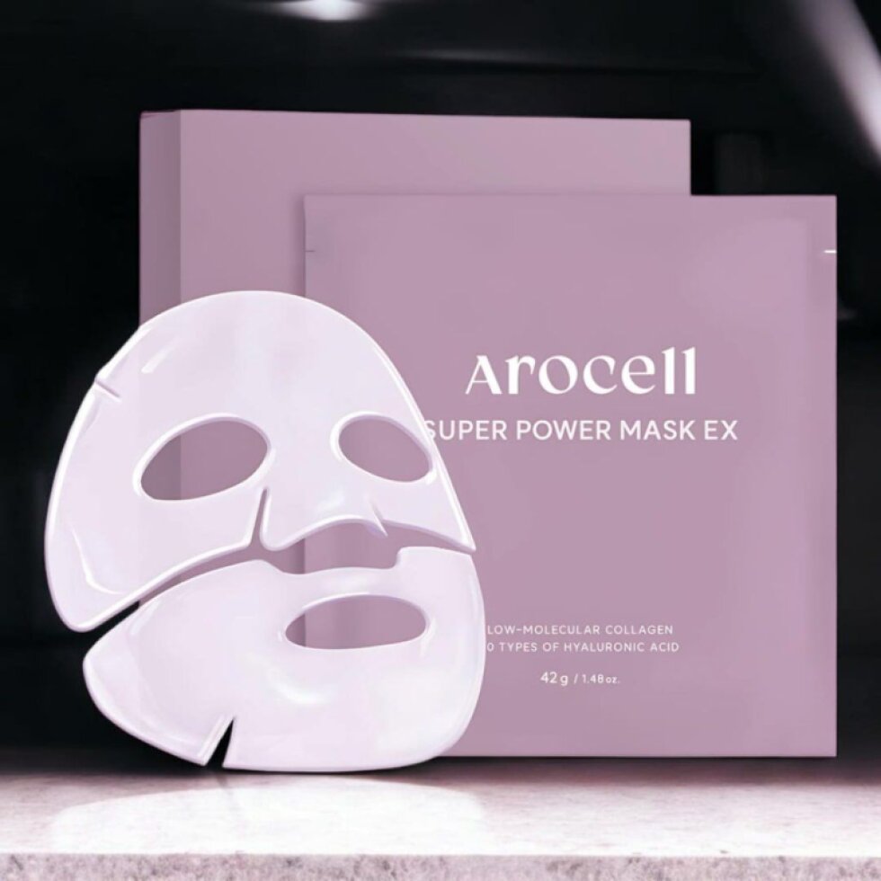 AROCELL - Super Power Mask EX - Noční maska s postupným vstřebáváním do pleti - 42 g