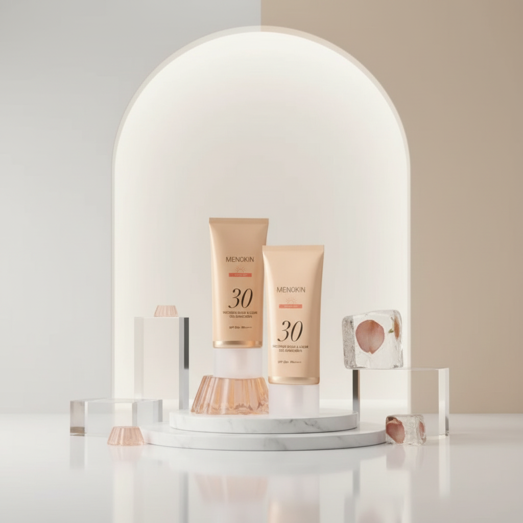 MENOKIN - 30 Seconds Glow & Clear Gel Sunscreen TONE UP - 30sekundový posilující gelový opalovací krém - 50 ml
