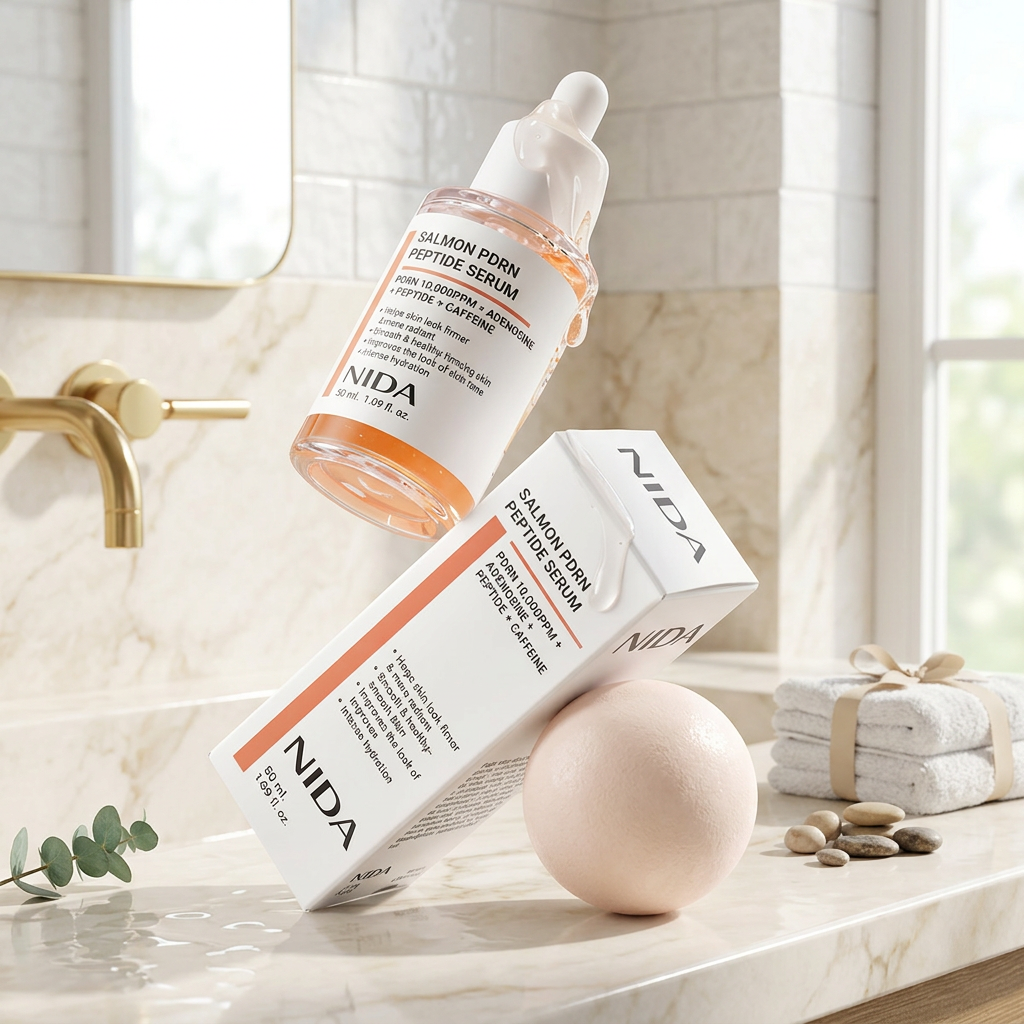 NIDA - Salmon PDRN Peptide Serum - Obnovující sérum s lososím PDRN a peptidy - 50 ml
