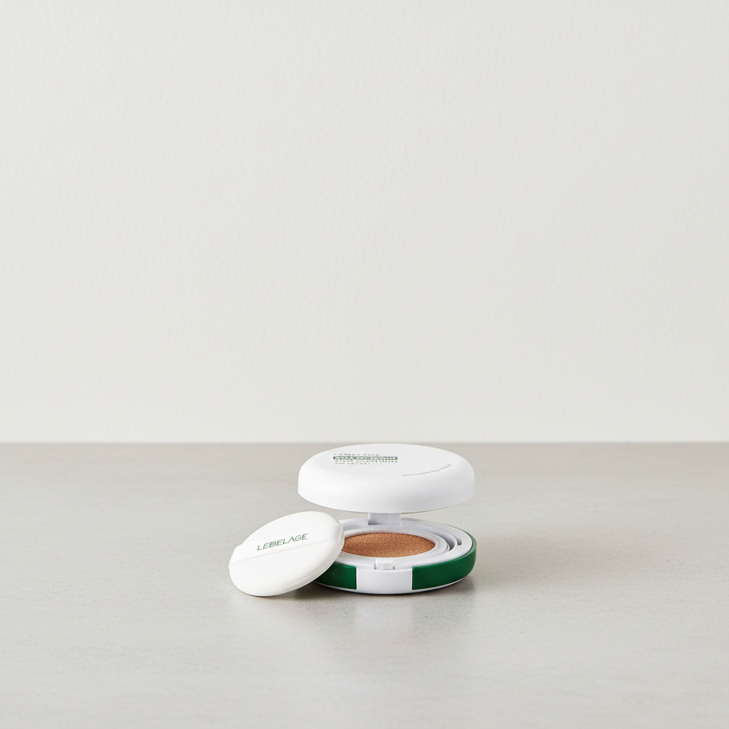 LEBELAGE - Cica No Sebum Sun Cushion SPF 50+ PA+++ - Pečující SPF cushion - 15 g