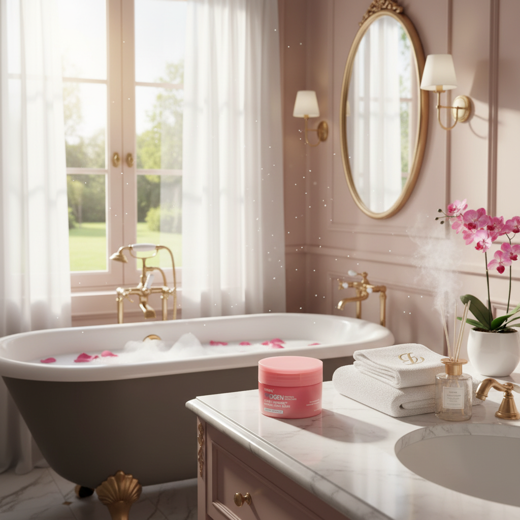 KUNDAL - Progen Double Bonding Capsule Hair Mask VIOLET MUGUET - Obnovující maska na vlasy - 180 ml