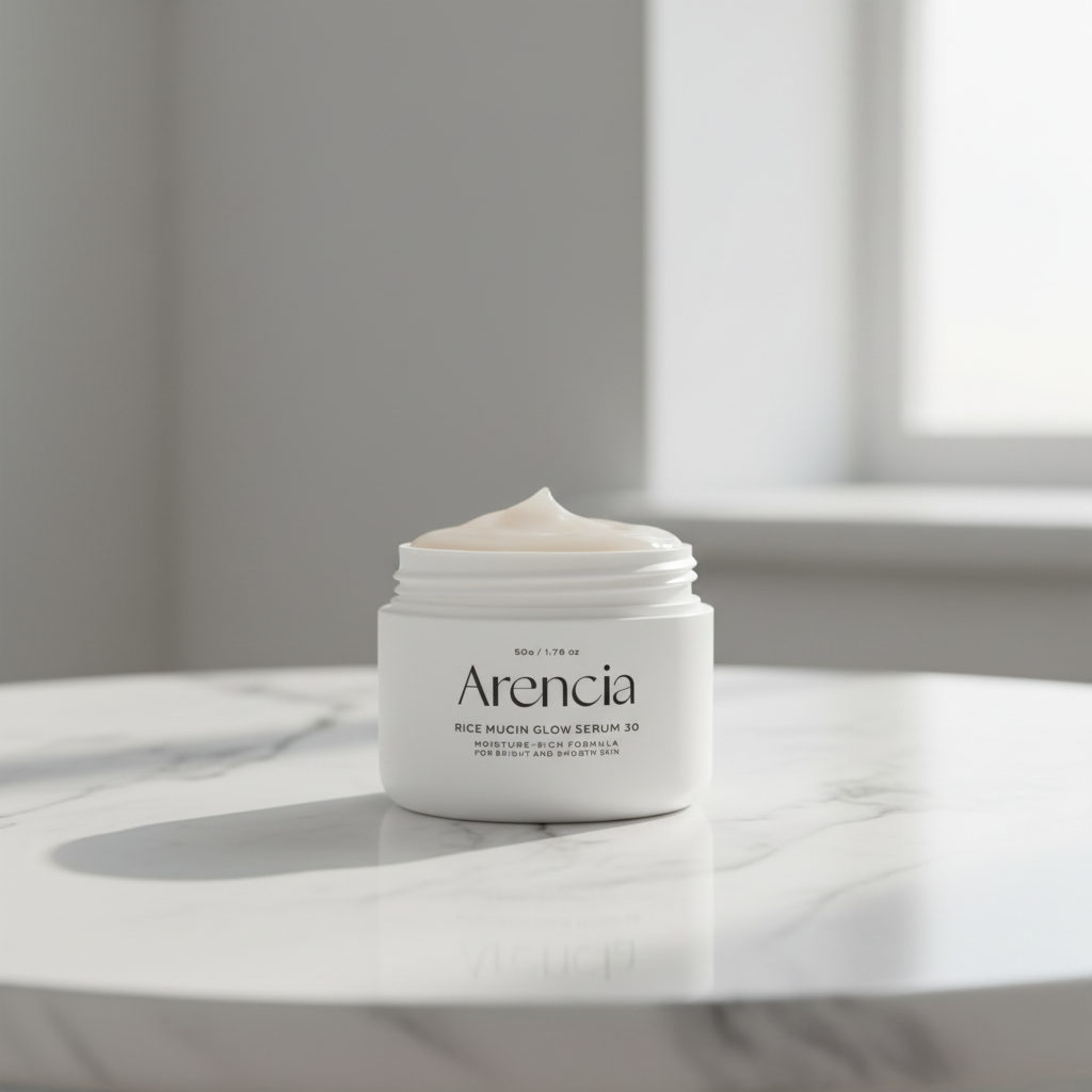 ARENCIA - Rice Mucin Glow Serum 30 - Rozjasňující sérum s fermentovanou rýží - 50 ml
