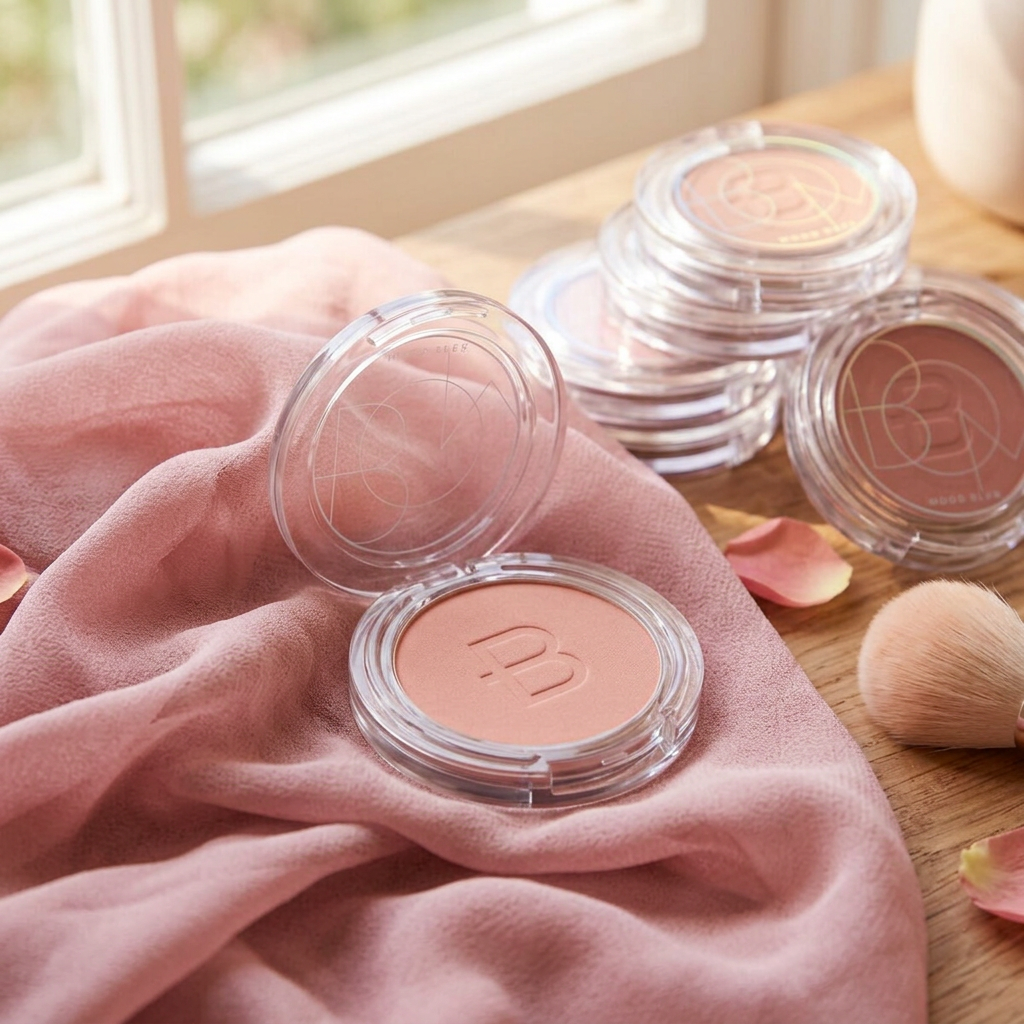 B.O.M. - Mood Flex Power Blush 02 Beige Rose - Pudrová tvářenka - 4,5 g