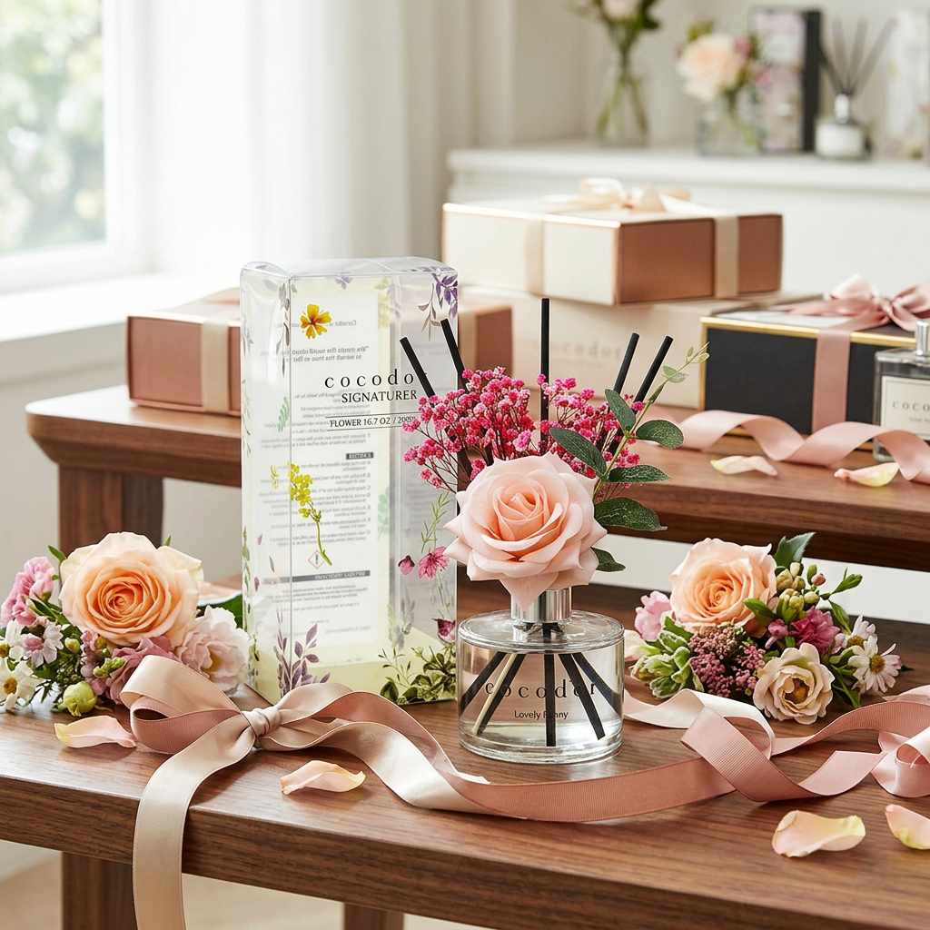 COCODOR - Rose Diffuser Lovely Peony - Difuzér s vůní rozkvetlé pivoňky - 200 ml