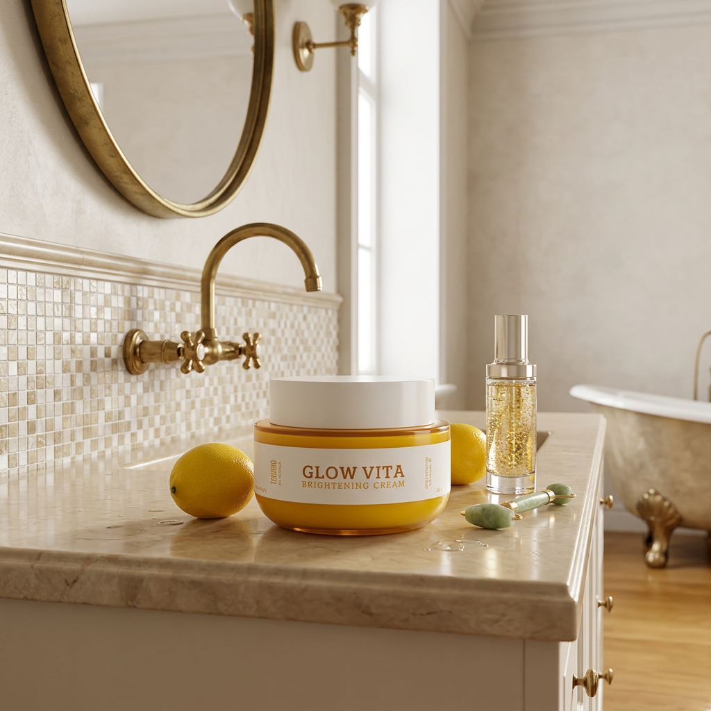 TENZERO - Glow Vita Brightening Cream - Rozjasňující pleťový krém s vitamíny Glow Vita - 100 g