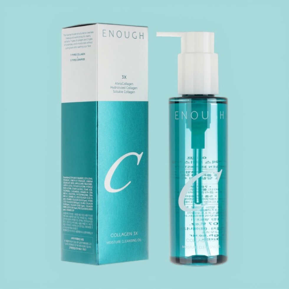 ENOUGH - Collagen 3X Moisture Cleansing Oil - Kolagenový hydratační odličovací olej - 150 ml