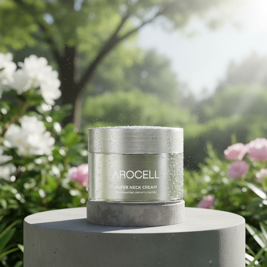 AROCELL - Super Power Neck Cream - Krém s růstovým faktorem pro oblast krku a očního okolí - 80 g