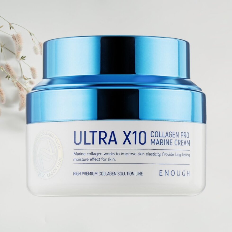 ENOUGH - Premium Ultra X10 Collagen Pro Marine Cream - Prémiová kolagenový krém - 50 ml