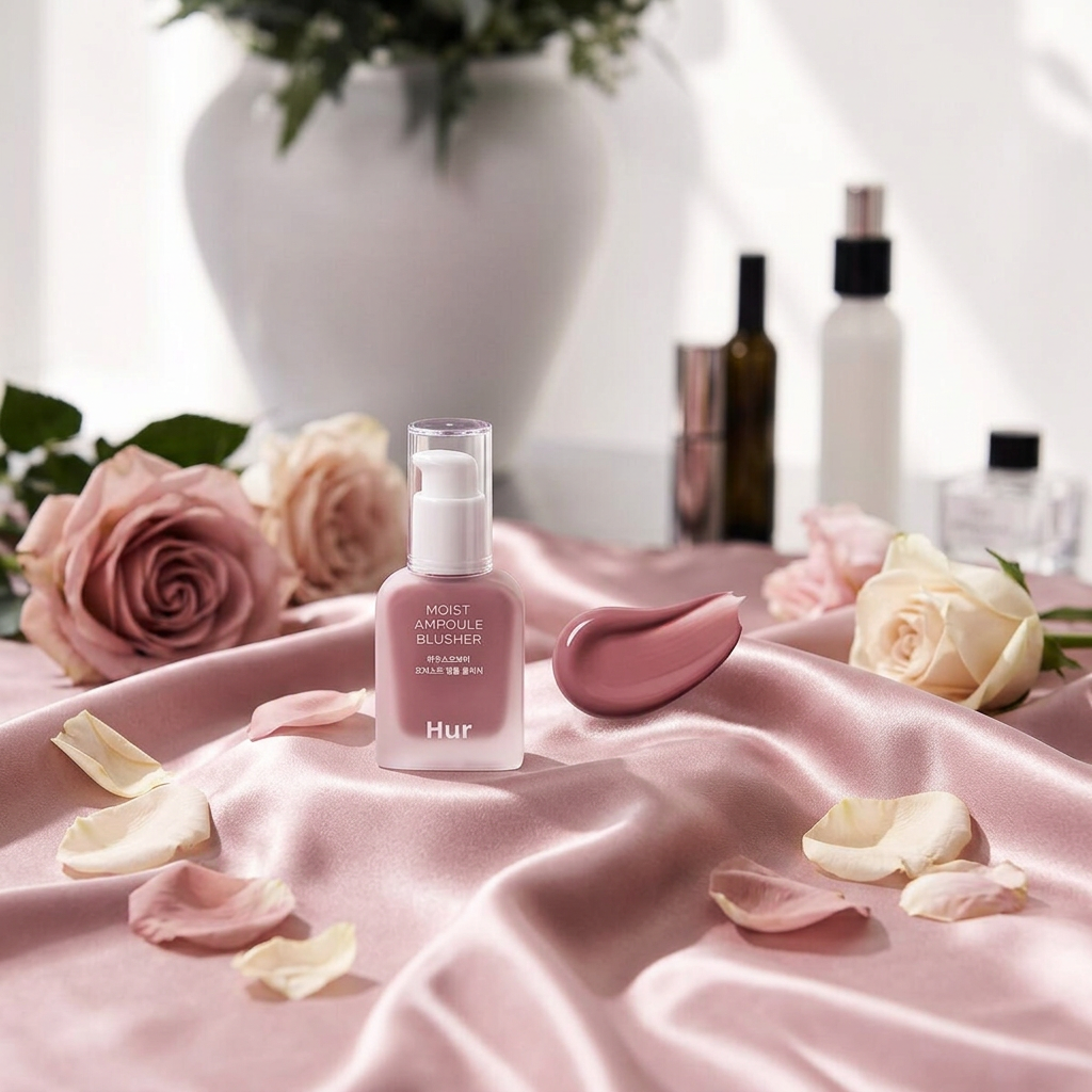 HOUSE OF HUR - Moist Ampoule Blusher - Hydratační tekutá tvářenka LAVENDER FLUSH - 20 ml
