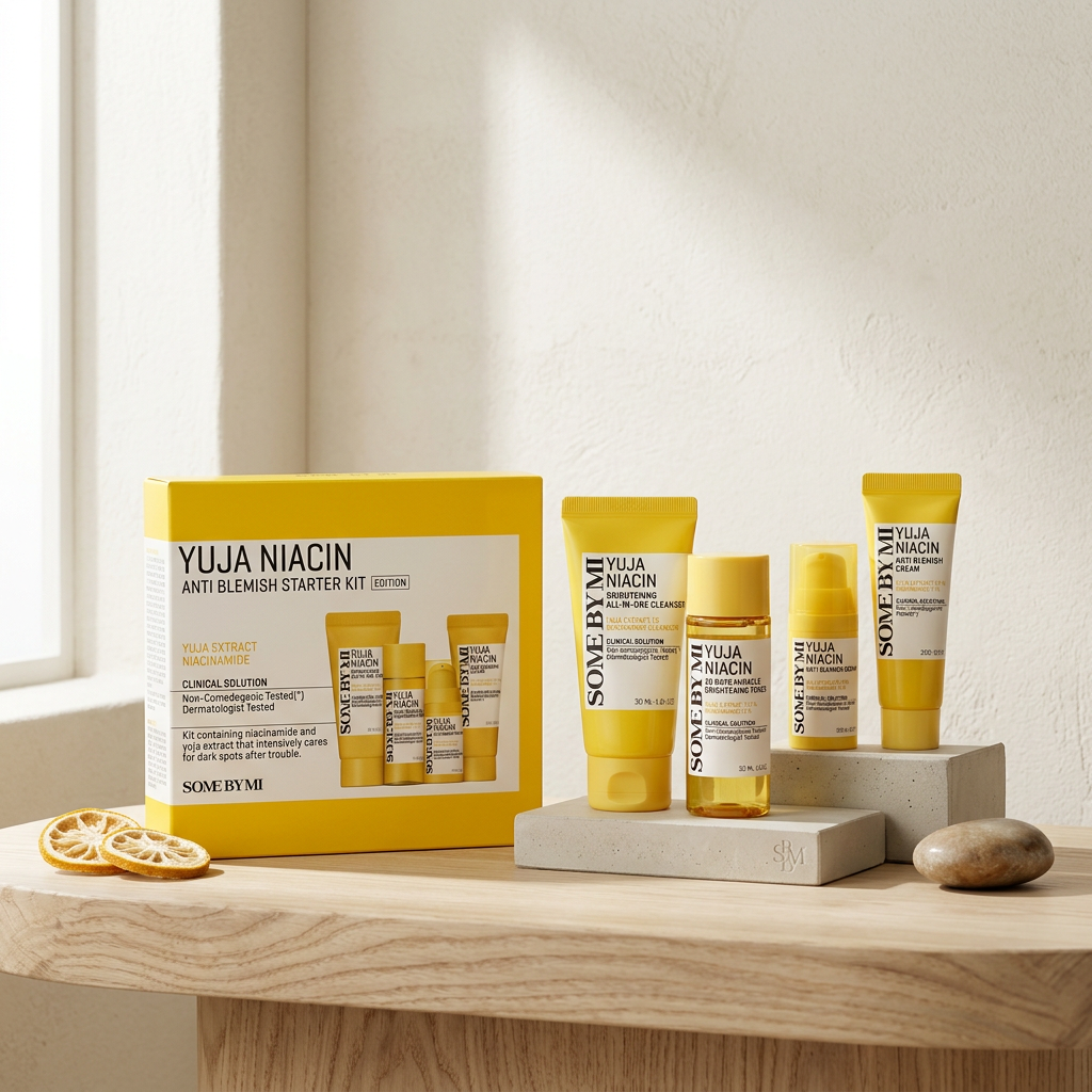 SOME BY MI - Yuja Niacin 30 Days Brightening Starter kit - Rozjasňující sada s vitamínem C 4ks