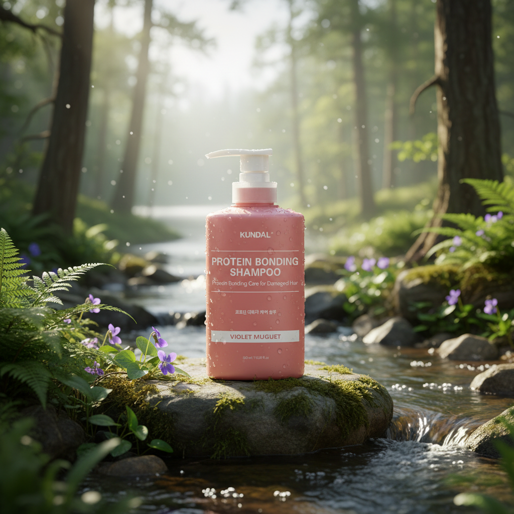 Kundal Protein Bonding Damage Care Shampoo - Proteinový šampon VIOLET MUGUET - 500 ml