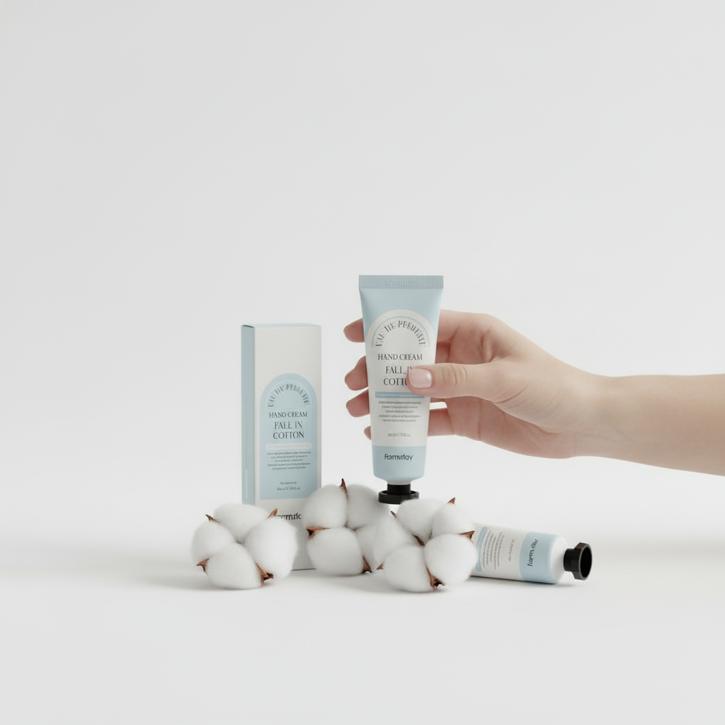 Farm Stay - Eau De Parfume Hand Cream Fall In Cotton - Parfemovaný krém na ruce s vůní bavlny - 100 ml