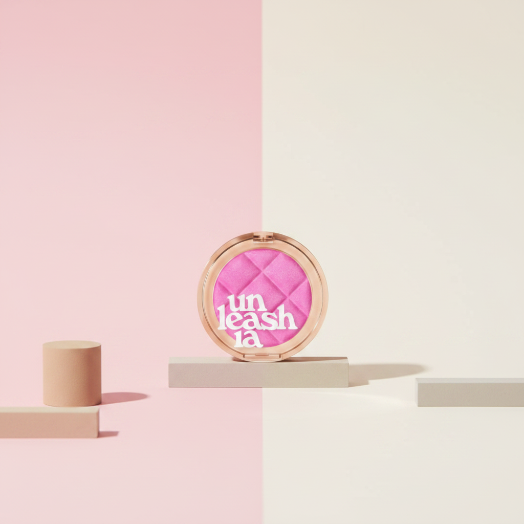 UNLEASHIA - Dough Dough Waffle Blush No. 2 Icy Berry - Waffle tvářenka No. 2 Icy Berry - 7g