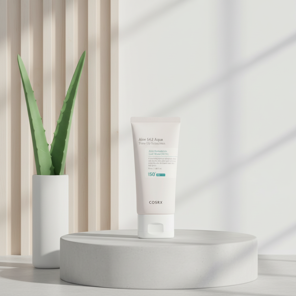 COSRX Aloe 54.2 Aqua Tone-Up Sunscreen SPF50+/PA++++ - Hydratační SPF krém s rozjasňujícím účinkem - 50 ml