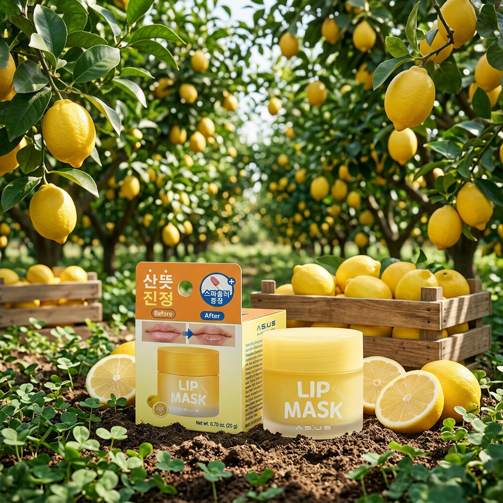 AS:US - Lip Mask Lemon - Vyživující maska na rty s citronovou vůní - 20 g