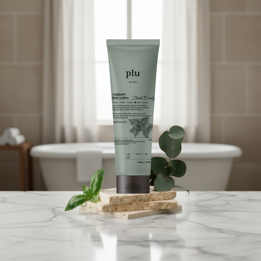 PLU - Aroma Body Lotion Basil Eucalyptus - Aromatické tělové mléko s bazalkou a eukalyptem - 200 ml