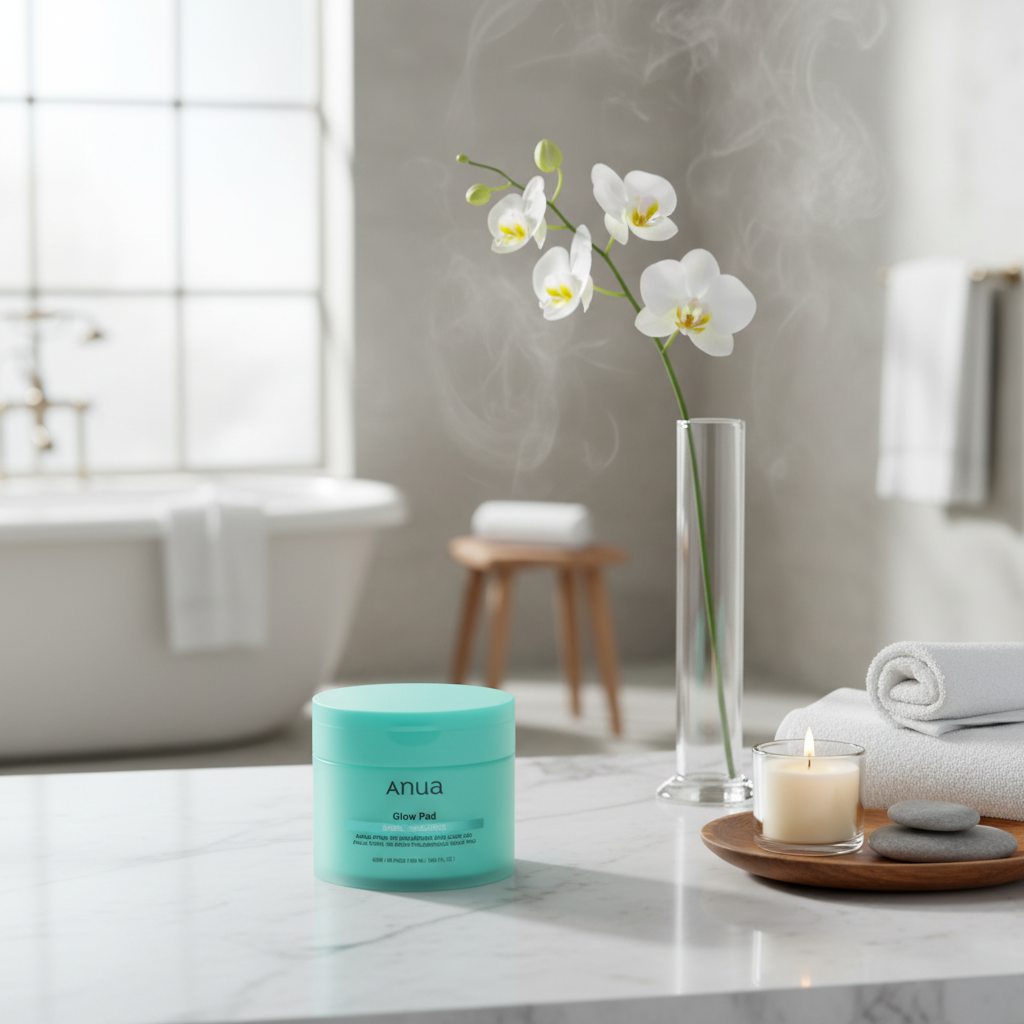 ANUA - PDRN 100 Hyaluronic Acid Glow Pad - Rozjasňující a hydratační tamponky s kyselinou hyaluronovou a PDRN - 60 ks