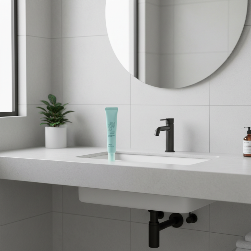 OTTIE - Green Tea Hyalu Eye Cream - Oční krém s čajovým extraktem a kyselinou hyaluronovou - 30 ml