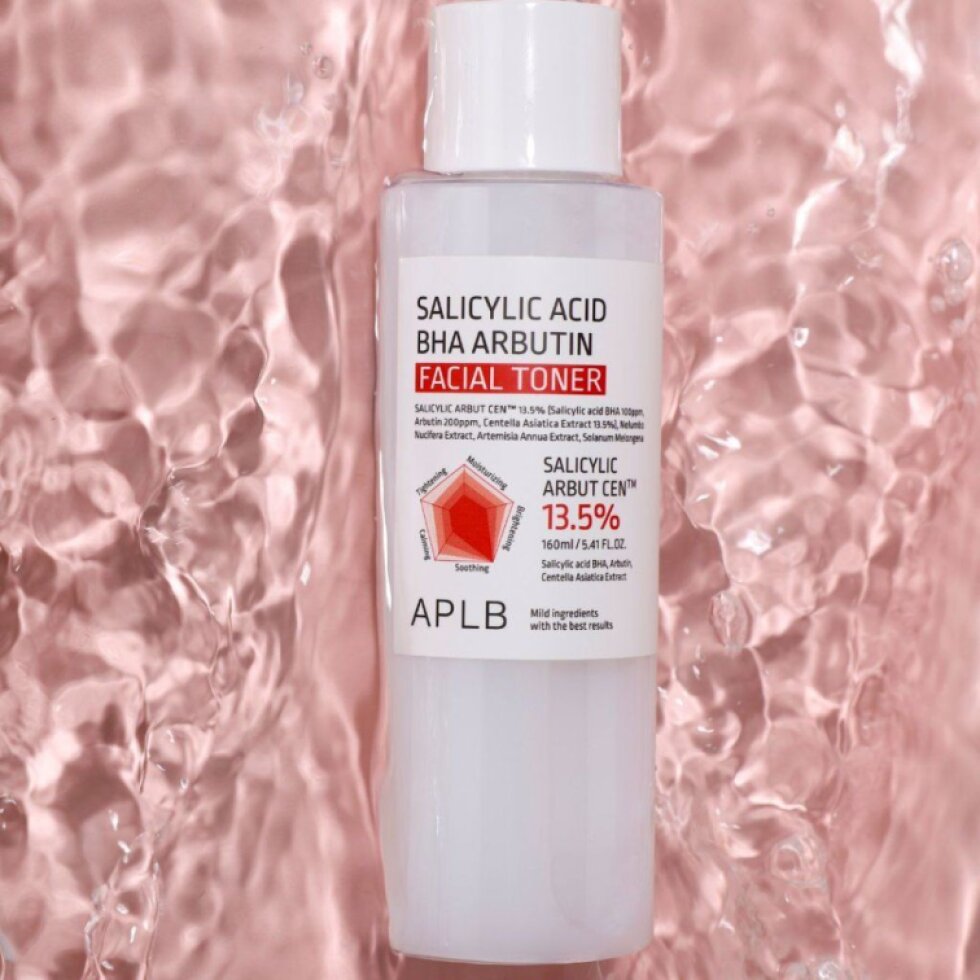 APLB - Salicylic Acid BHA Arbutin Facial Toner - Toner s BHA a arbutinem pro stažení pórů a zlepšení pružnosti pleti - 160 ml