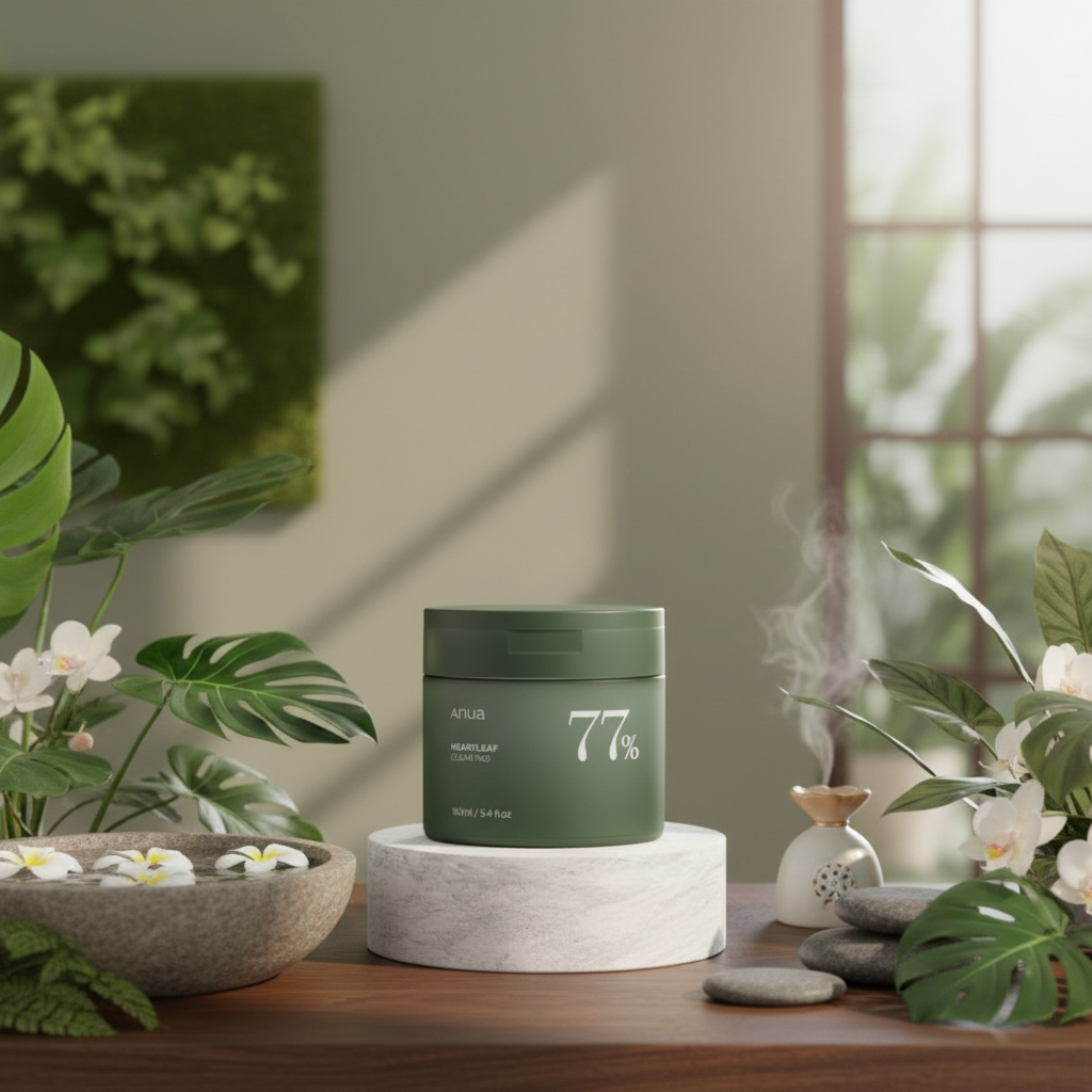 ANUA - Heartleaf 77% Toner Pad - Zklidňující polštářky s extraktem z toulně srdčité - 160ml