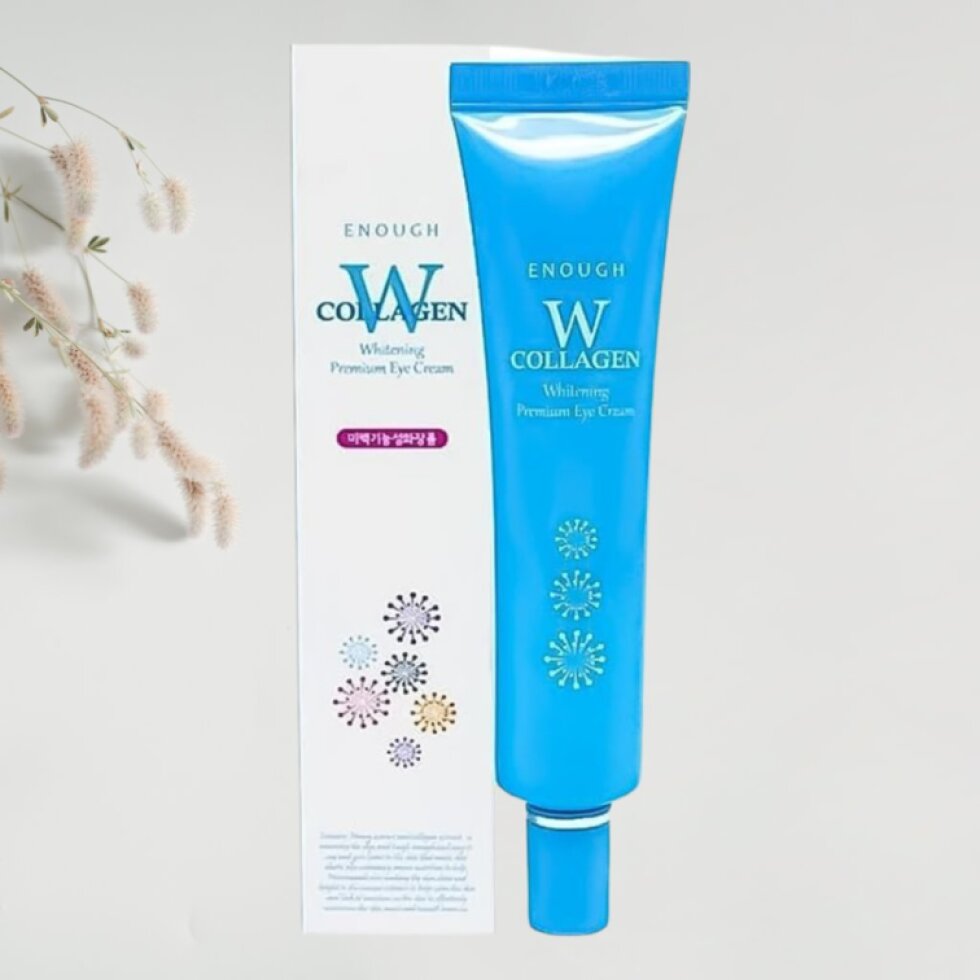 ENOUGH - W Collagen Whitening Premium Eye Cream - Prémiový rozjasňující oční krém s kolagenem - 30 ml