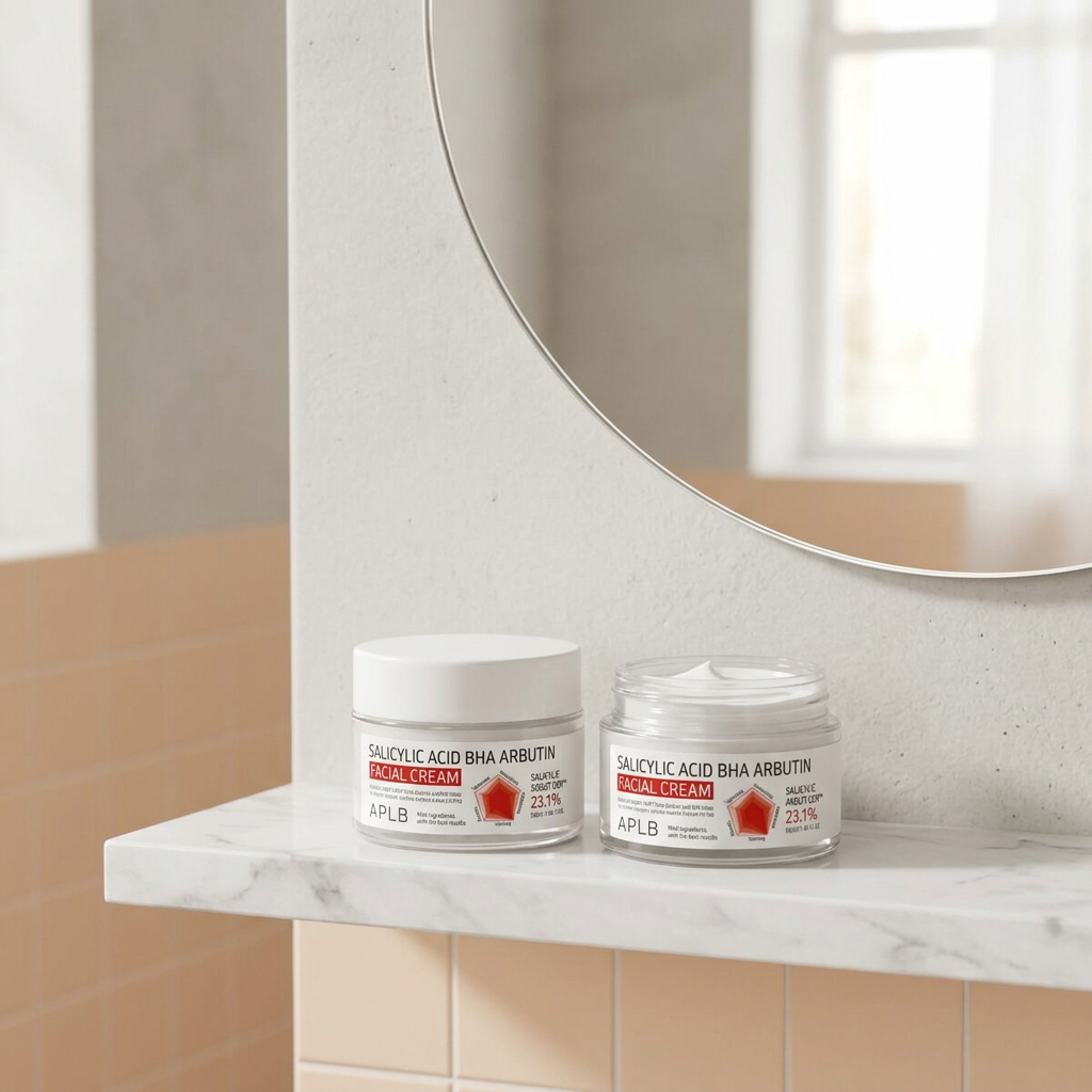 APLB - Salicylic Acid BHA Arbutin Facial Cream - Krém s BHA a arbutinem pro stažení pórů a zlepšení pružnosti pleti - 55 ml