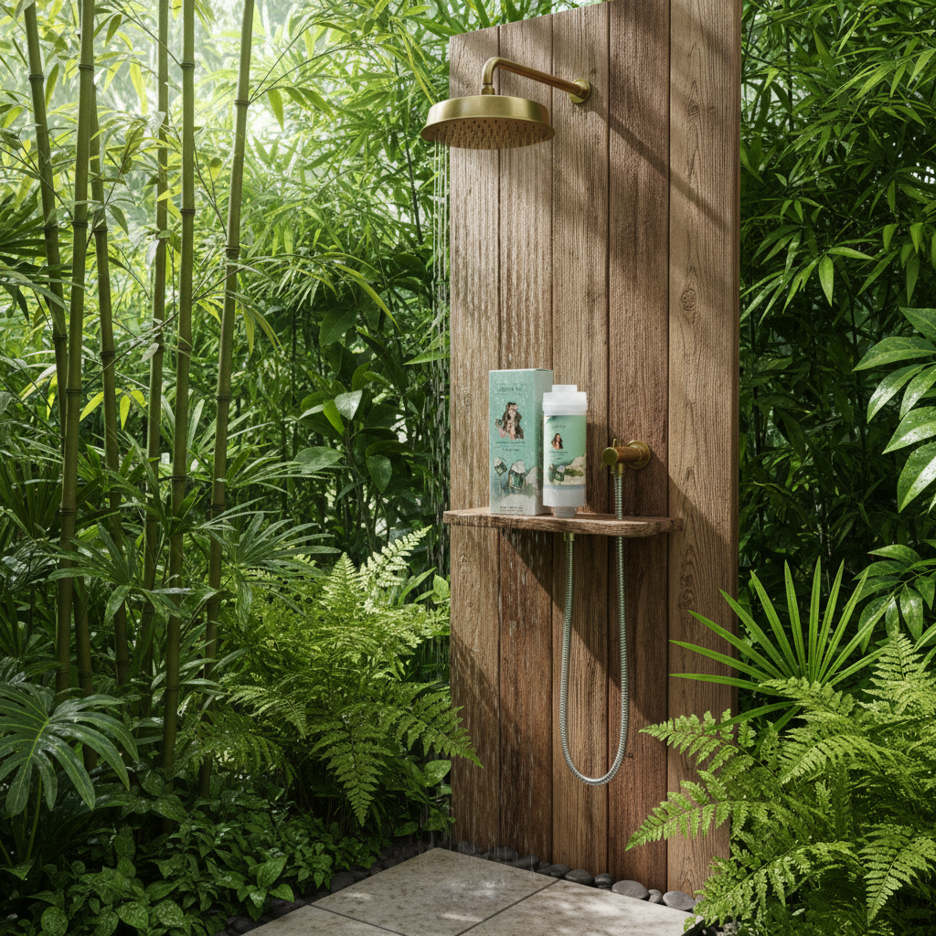 KOREJSKÁ KRÁSA - Vitamin Shower Filter - Vitaminový filtr do sprchy - DEAD SEA SALT - 1ks