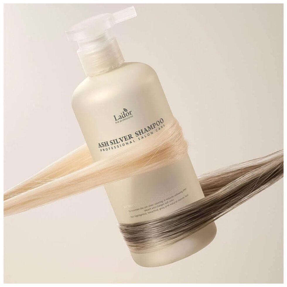 Lador - Ash Silver Shampoo Shampoo - Šampon pro neutralizaci žlutých tónů - 300 ml